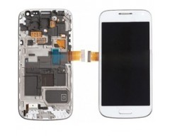 Samsung S4 Mini LCD and Digitizer with Frame White